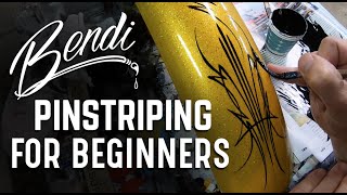 How to Pinstripe  Pinstriping for Beginners [upl. by Dihgirb305]