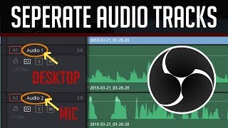 How to Record Multiple Separate Audio Tracks  OBS Tutorial [upl. by Ttekcirc829]