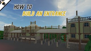 How To Build An Entrance  Theme Park Tycoon 2 No Gamepass [upl. by Sivolc]