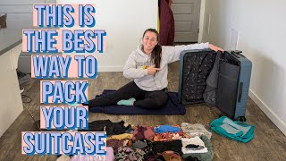 The BEST Way To Pack A Suitcase For Travel  PROVEN METHOD [upl. by Haliehs37]