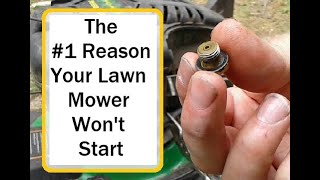 How to fix a lawn mower that wont start  Ten Minute DIY Repair [upl. by Aneej]