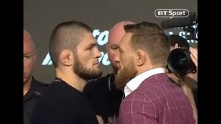 Full UFC 229 press conference Conor McGregor v Khabib Nurmagomedov [upl. by Ebbarta]