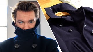 Why The Best Peacoat Is From WWII and how to get one  Slim fitWool Coat [upl. by Bettina64]