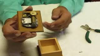 Part 2  How to Repair or Restart an quotover woundquot music box movement MusicBoxMaker Video [upl. by Gigi780]