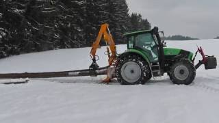 RITTER Dreipunktkran DK 45 im Einsatz [upl. by Mloc]