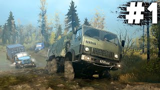 MUDRUNNER Gameplay Walkthrough Part 1  AMERICAN WILDS [upl. by Atinaw]