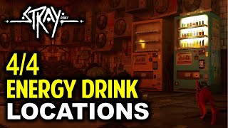 STRAY All Energy Drink Locations [upl. by Atteloj]