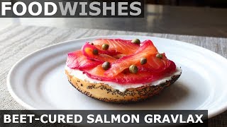 BeetCured Salmon Gravlax  Food Wishes [upl. by Itsrik959]