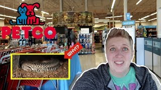 WHY DOES PETCO SELL THESE  Petco Vlog [upl. by Megen628]