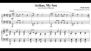 Arthas My Son  World of Warcraft piano [upl. by Anerul]