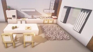 Minecraft Modern Kitchen Build Tutorial [upl. by Eilesor]