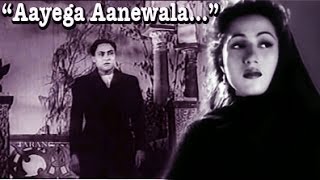 Aayega Aanewala  Evergreen Hit Song By Lata Mangeshkar  Mahal [upl. by Jaworski]