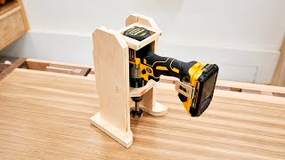 Making A Portable Drill Press  Drilling Guide [upl. by Jaquiss]