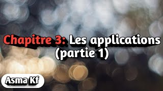 Algébre 1Les applications part 1 [upl. by Cohbert]