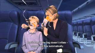 US Airways Airbus A330 safety video [upl. by Arnulfo]