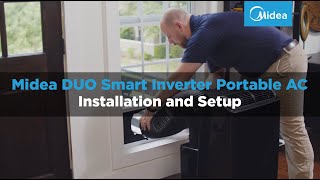 Midea DUO Smart Inverter Portable AC Installation Overview [upl. by Portugal321]