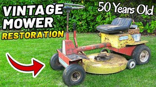 RARE 50 YEAR OLD MINI MOWER RESTORATION [upl. by Nira]