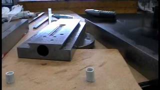 Scraping in a lathes top slide with tapered gib [upl. by Annoif34]