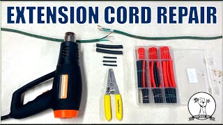 BEST Extension Cord Repair  Easy Permanent Repair [upl. by Aikmat521]