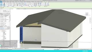 07 Aprende Revit  Crear cubiertas Herramienta roof [upl. by Nylhtiak]