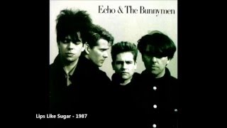 Echo And The Bunnymen  Lips Like Sugar With Lyrics in the Description [upl. by Ahsinauj]