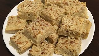 Badaam Paak  Desi Style Almond Fudge  Mumtaz Hasham [upl. by Lrae683]