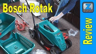 Bosch Rotak 34R Lawn Mower Review [upl. by Niven]