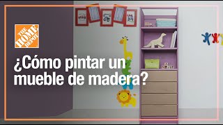 ¿Cómo pintar un mueble de madera como profesional  Pintura [upl. by Nanyt]