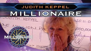 Historic Win By Judith Keppel  Who Wants To Be A Millionare [upl. by Aron]