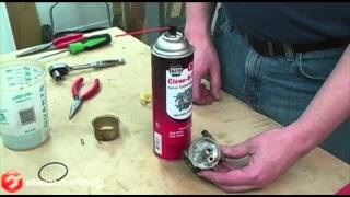 How to Clean a 4Cycle Engine Carburetor [upl. by Yetah]