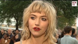 Imogen Poots Interview Filth Premiere [upl. by Siuqcram518]