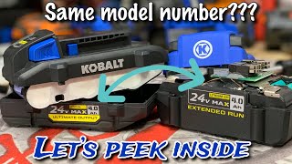 What’s inside the same battery Kobalt 21700 and 18650 40ah battery [upl. by Ayikal]