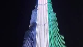 UAE National Anthem Burj Khalifa [upl. by Inar]