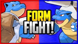 Blastoise vs Mega Blastoise  Pokémon Form Fight [upl. by Charity228]