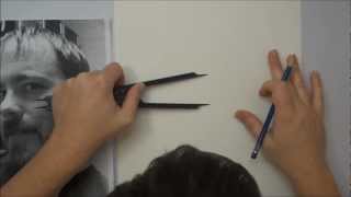 Portrait Drawing for Beginners  Part 1  The Layout [upl. by Enelra168]