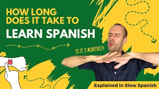 How long does it take to learn Spanish  Beginner Spanish [upl. by Soalokin]