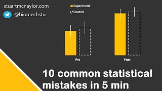 Ten Statistical Mistakes in 5 Min [upl. by Ogu]