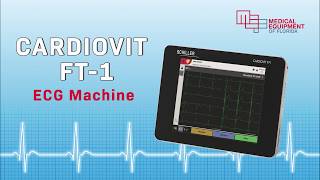 Cardiovit FT1 Touchscreen ECG Machine  Schiller [upl. by Henryson827]