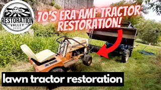 70s AMF Lawn Tractor Restoration [upl. by Aphrodite]