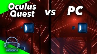 Oculus Quest vs PC  What are the differences Beat Saber VR comparison [upl. by Agosto]