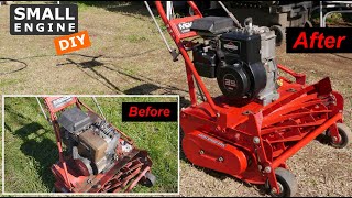 Mclane Reel Mower Restoration Will it Run Part 3 [upl. by Shauna]