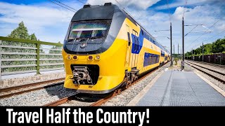 Train Cab Ride NL  Utrecht  Schiphol  Nijmegen  Amsterdam  VIRM Intercity  June 2019 [upl. by Amalee]