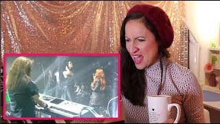 Vocal Coach REACTS TO EPICA and FLOOR JANSEN SANCTA TERRA live [upl. by Jemine]