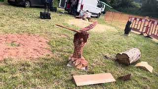 A fabulous range of wooden sculpture at Caerleon festival 2024 [upl. by Earb]