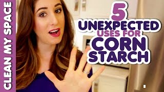 5 Unexpected Uses for Cornstarch Clean My Space [upl. by Enirehtak]