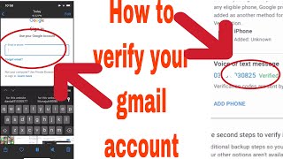 How to verify gmail account from mobile phone  Verifying gmail ID in mobile [upl. by Eikin224]