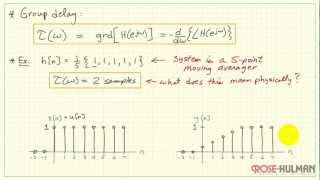 Tutorial Group delay [upl. by Nallaf]