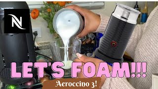 How To Foam Milk With Aeroccino 3 Make Coffee With Foam Tips amp Tricks  Easy Foamed Latte Recipe [upl. by Sofia]