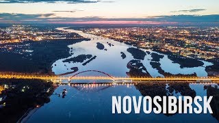 Novosibirsk Siberia Dronelapse [upl. by Ali]