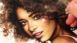 10 TIPS for Watercolor Portraits  HOW TO USE WATERCOLOR [upl. by Ahsienod]